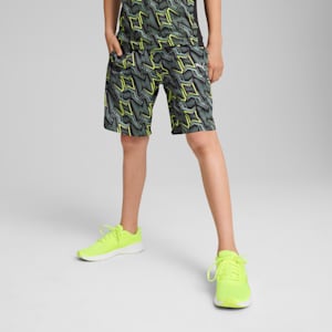 Essentials Big Kids' Woven Shorts, PUMA Black, extralarge