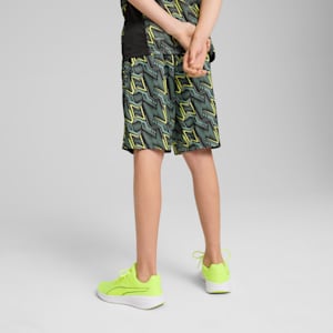 Essentials Big Kids' Woven Shorts, PUMA Black, extralarge