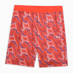 Youth Woven Training Shorts, Red Fire, extralarge-IND
