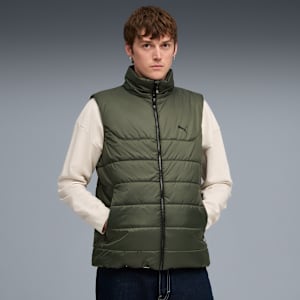 ESS Padded Vest Men, Dark Olive, extralarge