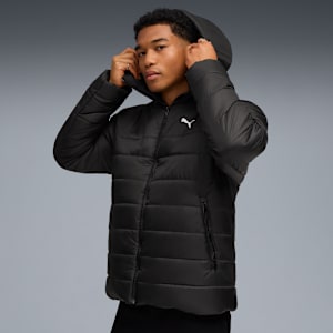 ESS Hooded Padded Jacket Men, PUMA Black, extralarge