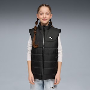 ESS Padded Vest Youth, PUMA Black, extralarge