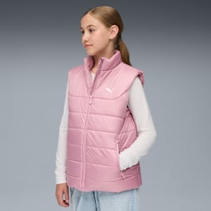 ESS Padded Vest Youth, Poised Pink, extralarge