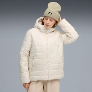 ESS Hooded Padded Jacket Women, Alpine Snow, extralarge