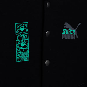 SUPER PUMA Youth Knitted Jacket, PUMA Black, extralarge-IND