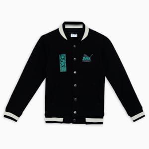 SUPER PUMA Youth Knitted Jacket, PUMA Black, extralarge-IND