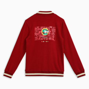 SUPER Youth Knitted Jacket, Intense Red, extralarge-IND
