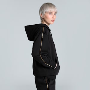 TAPE MINIMAL GOLD Women's Hoodie, PUMA Black, extralarge-IND
