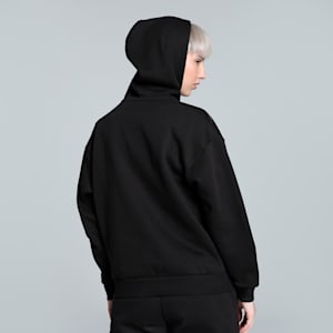 TAPE MINIMAL GOLD Women's Hoodie, PUMA Black, extralarge-IND