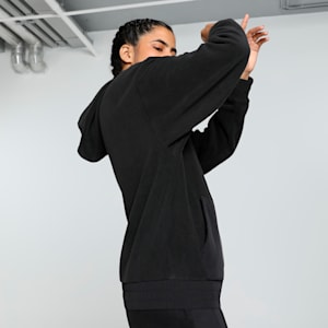 ELEVATED Women's Full-Zip Hoodie, PUMA Black, extralarge-IND