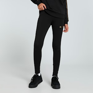 MINIMAL GOLD Women's Leggings, PUMA Black, extralarge-IND