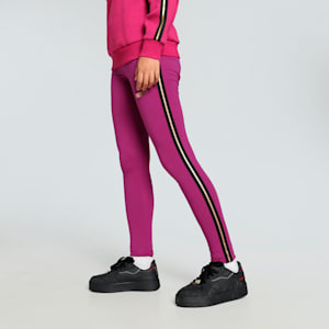 MINIMAL GOLD Women's Leggings, Magenta Gleam, extralarge-IND