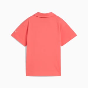 Cats Club Little Kids' Pique Polo, Peach Frost, extralarge