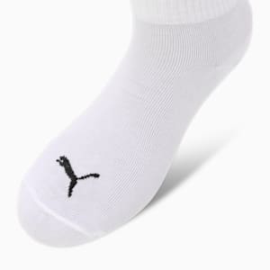 Unisex Quarter Plain Socks Pack of 3, Cool Gray 7-PUMA White-PUMA Black, extralarge-IND