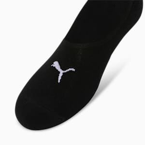 PUMA Unisex Footie Socks Pack of 3, PUMA Black-PUMA White-Medium Gray Heather, extralarge-IND