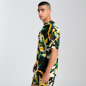 Rival Rage Men's Relaxed Fit All-Over Print Basketball Tee, Archive Green-AOP, extralarge-IND