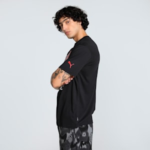 Rival Rage Men's Relaxed Fit Basketball Tee, PUMA Black, extralarge-IND