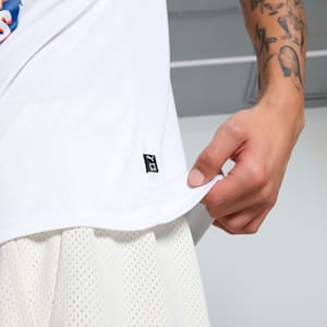 Rival Rage Men's Relaxed Fit Basketball Tee, PUMA White, extralarge-IND