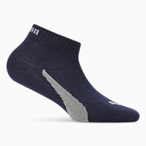 Quarter Socks Pack of 1, PUMA Navy-Cool Mid Gray, extralarge-IND
