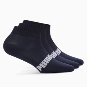 Quarter Socks Pack of 3, PUMA Navy-PUMA White, extralarge-IND