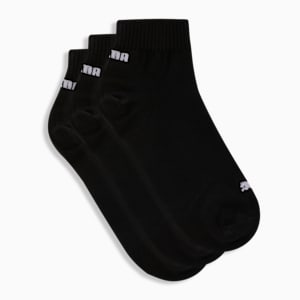 Quarter Socks Pack of 3, PUMA Black-PUMA White, extralarge-IND