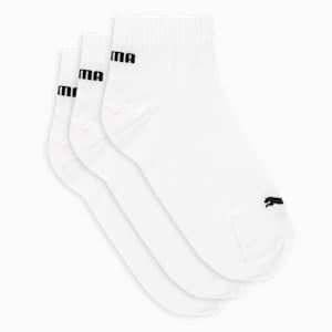 Quarter Socks Pack of 3, PUMA White-PUMA Black, extralarge-IND