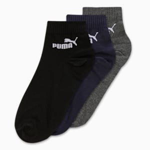 Quarter Socks Pack of 3, PUMA Navy-Grey Dawn-PUMA Black, extralarge-IND