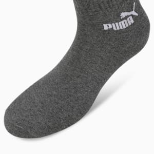 Quarter Socks Pack of 3, PUMA Navy-Grey Dawn-PUMA Black, extralarge-IND