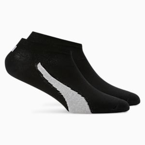 Sneaker Socks Pack of 2, PUMA Black-PUMA White, extralarge-IND