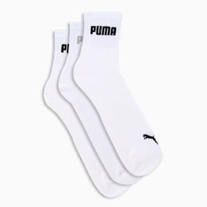 Sport Quarter Unisex Socks Pack of 3, PUMA White-PUMA White-PUMA White, extralarge-IND