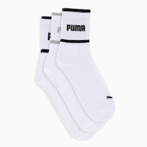 PUMA Ankle-Length Unisex Socks Pack of 3, PUMA White-PUMA White-PUMA White, extralarge-IND