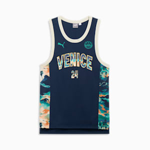 Venice Beach Basketball League Men's Basketball Jersey, Club Navy, extralarge