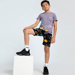Classics Graphic Youth Tee, Pale Plum, extralarge-IND