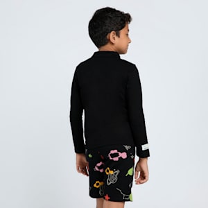 Classics Graphic Youth Polo, PUMA Black, extralarge-IND
