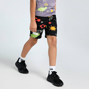 Classics Graphic Youth Shorts, PUMA Black, extralarge-IND