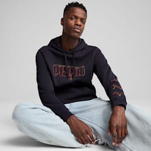 Essentials Logo Lab Men's Hoodie, New Navy, extralarge