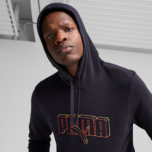 Essentials Logo Lab Men's Hoodie, New Navy, extralarge