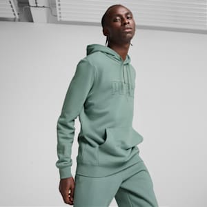 Sudadera Essentials Logo Lab para hombre, Green Moon, extralarge