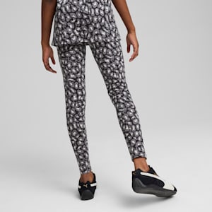 Essentials Animal Big Kids' Leggings, PUMA Black, extralarge