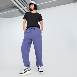 HER Comfort Women's High-Waist Sweat Pants, Blue Crystal, extralarge-IND