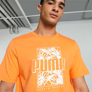 PALM RESORT Men's Graphic Tee, Clementine, extralarge-IND