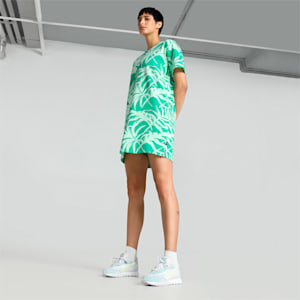 PALM RESORT Women's Printed Relaxed Fit Dress, Fresh Mint-AOP, extralarge-IND