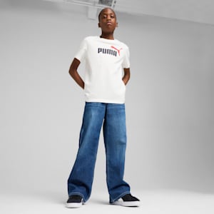 Colour No.1 Logo Youth Tee, PUMA White, extralarge-IND