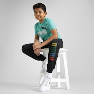 Colour No.1 Logo Youth Tee, Aquatic, extralarge-IND