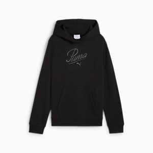 Chandail à capuchon Essentials Script Enfant et adolescent, PUMA Black, extralarge