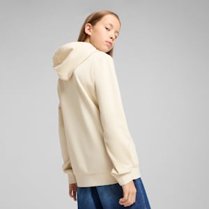 Sudadera con capucha Essentials Script juvenil, Alpine Snow, extralarge