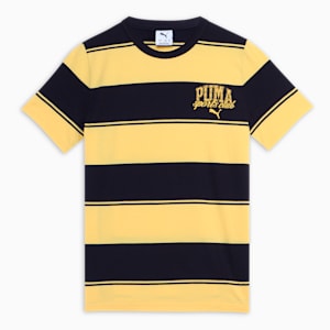 Class Striped Youth Tee, New Navy, extralarge-IND