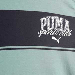 PUMA Class Striped Youth Tee, Green Moon, extralarge-IND