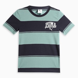 Class Striped Youth Tee, Green Moon, extralarge-IND