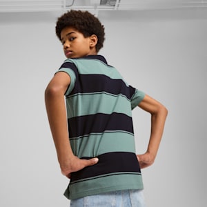 Class Striped Youth Tee, Green Moon, extralarge-IND